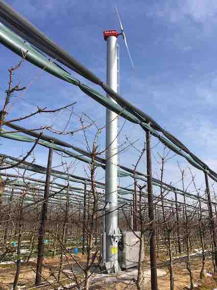 Die meisten Windmaschinen werden 2 Monate im Jahr aufgestellt, um Ihre Ernte vor Frost zu schützen.