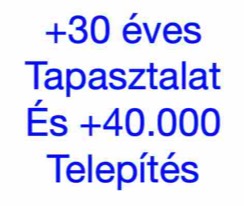 30 éves tapasztalat